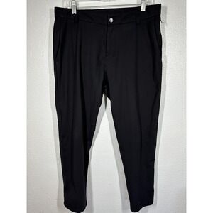 Lululemon Pants Mens 33 Black Slim Fit Warpstreme ABC Tapered Tech Dress Golf